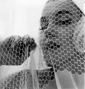 vintage black and white photo - marilyn - net veil.jpg